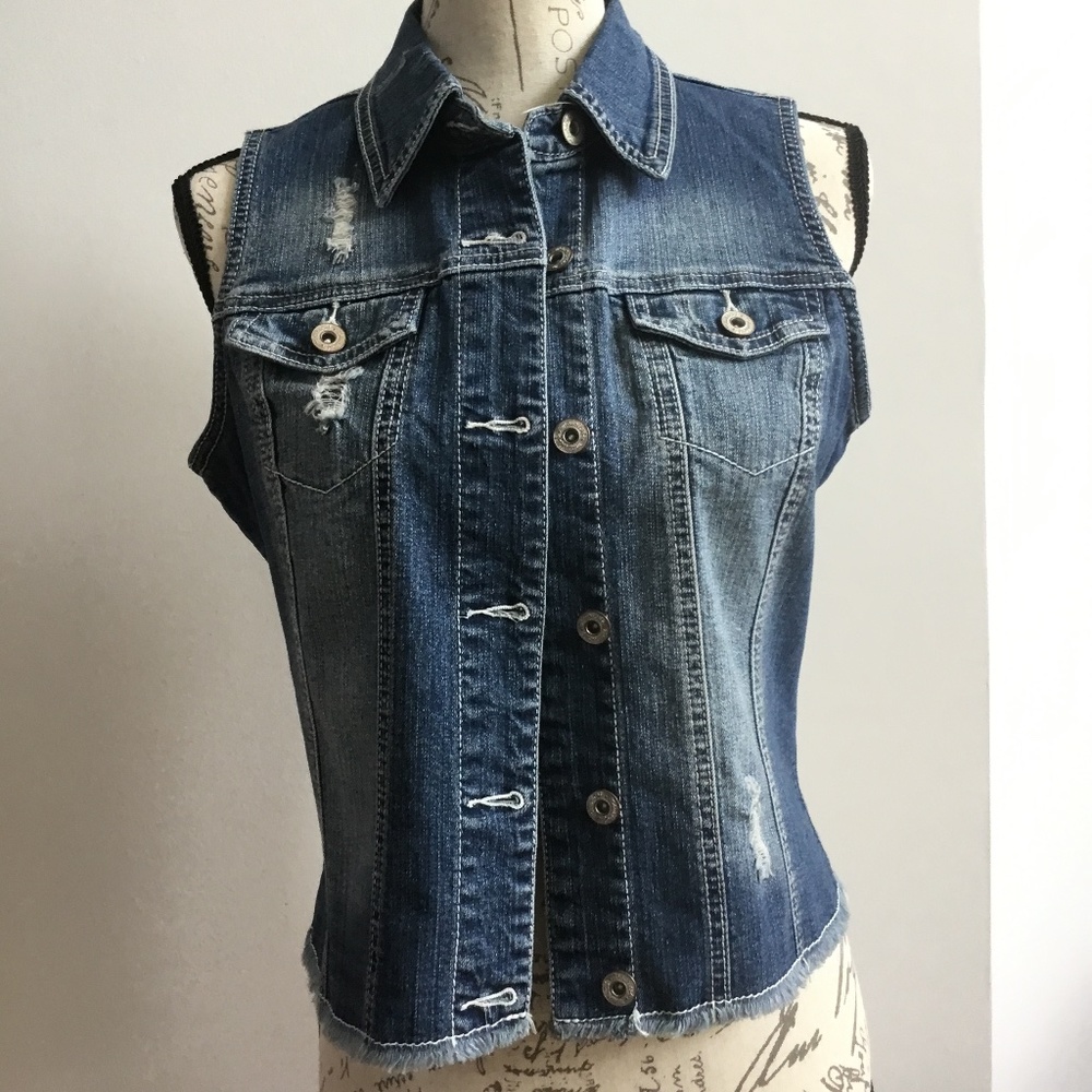 Maurices Denim Vest